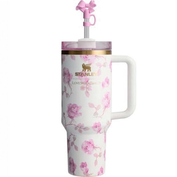 Stanley Other - Stanley1913 LoveShackFancy Flowstate Quencher H20.0 40oz Tumbler Ribbon Rose